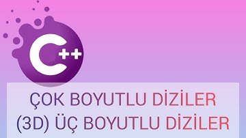 C++ Çok Boyutlu Diziler - 3 Boyutlu Diziler (3D Arrays)