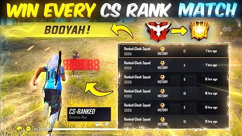 How To Win Every CS Rank With Random Players | Clash Squad Ranked Tips and Tricks | Free Fire