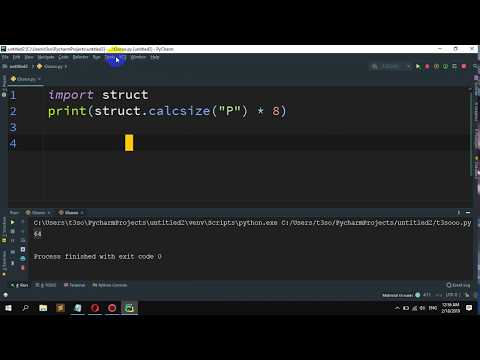 How Check if Python is running as a 64 bit in Python