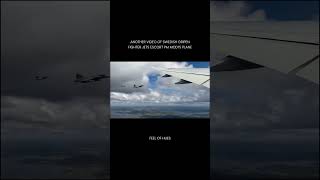 another video of Gripen fighter jets escort PM Modi’s airplane #india #indian #aircraft #airplane
