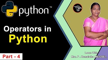 Learn Python - Part 4  | Operators in Python Tamil | தமிழ் அகாடமி