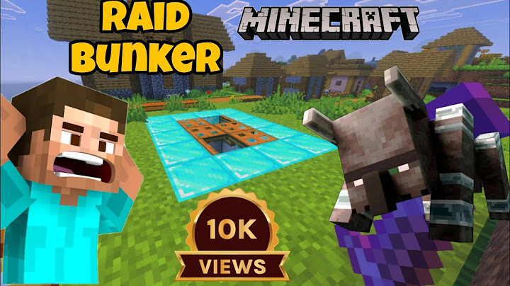 "Minecraft Raid ka The End! Bunker Banakar Village Bachaya 💥"
