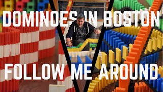 Dominoes In Boston! | Follow Me Around