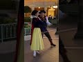 ディズニーランド　素敵な展開の白雪姫と王子のグリーティング　2021.12　TDL　Tokyo Disneyland #shorts