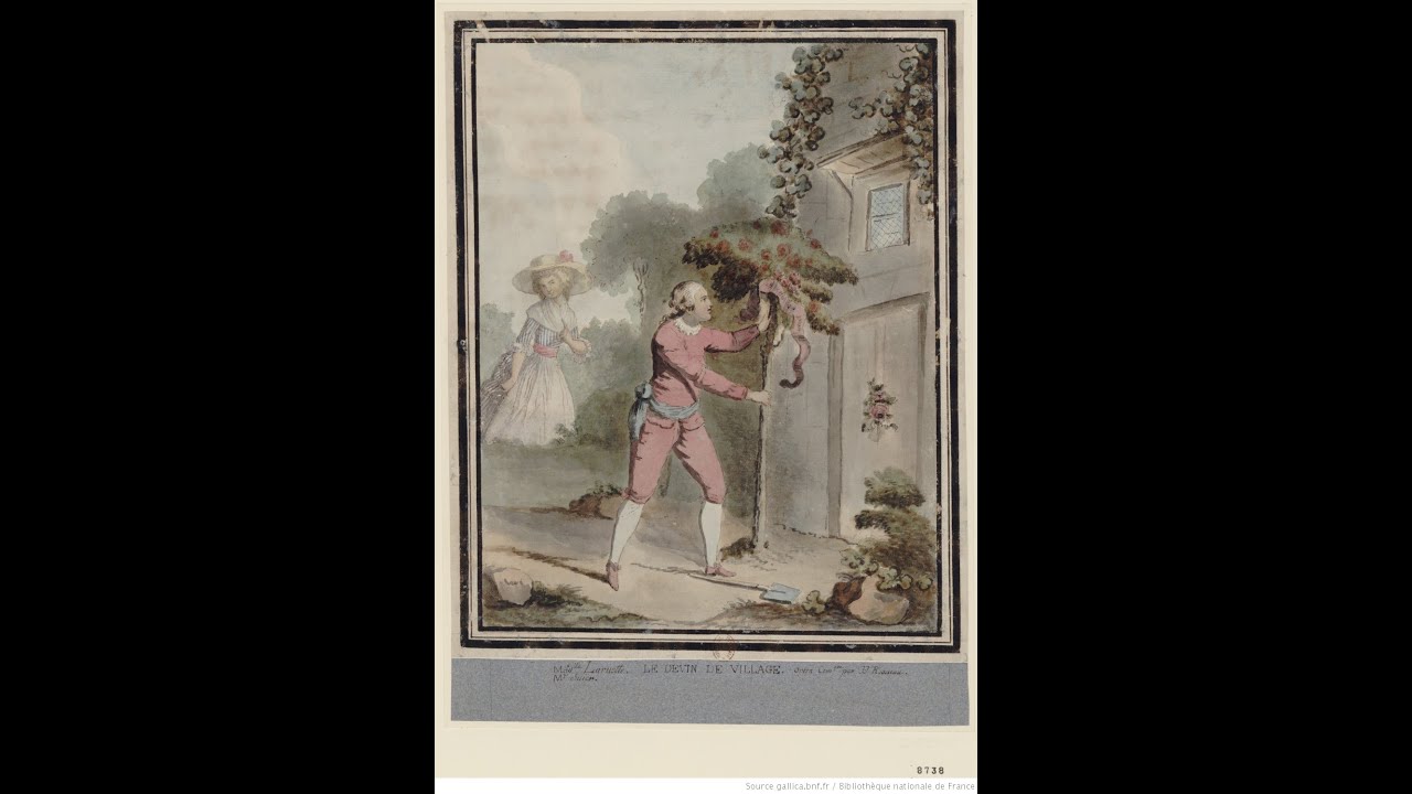 J. J. Rousseau Le Devin du Village Pantomime René Clemencic