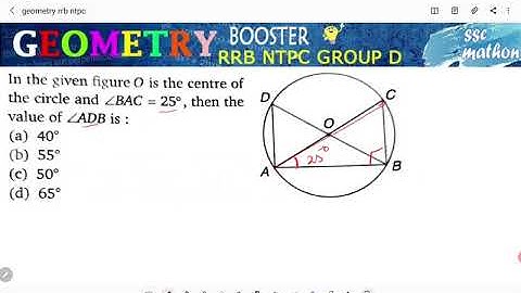 In the given figure O is the centre of the circle and angle BAC equals to 25° then the value of