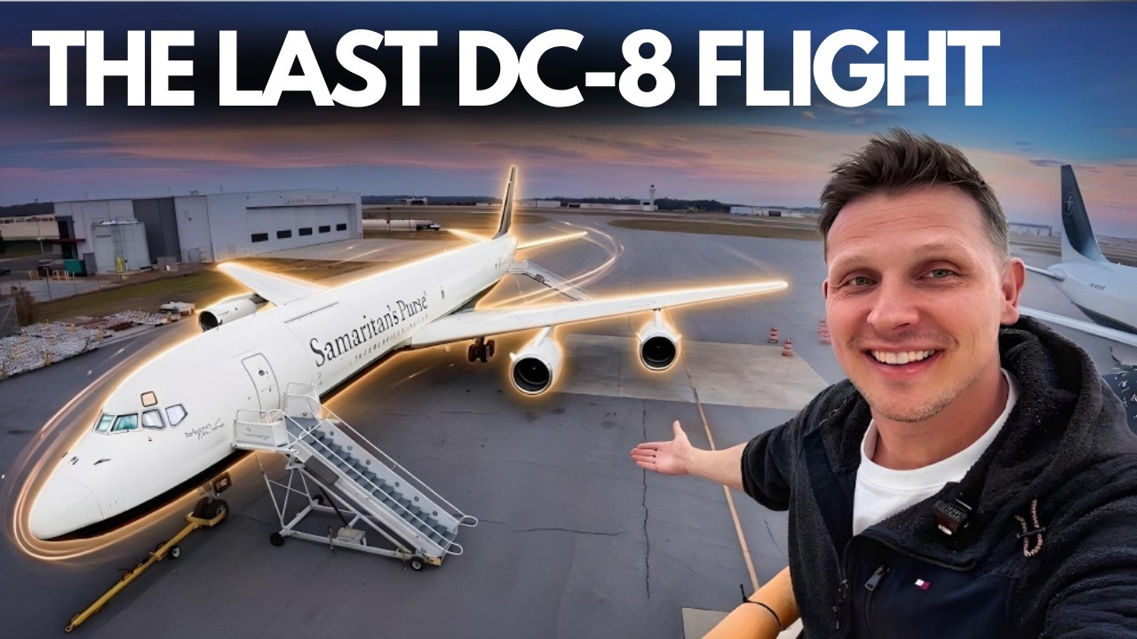 The LAST DOUGLAS DC-8 Flight - Good Bye Legend! - YouTube