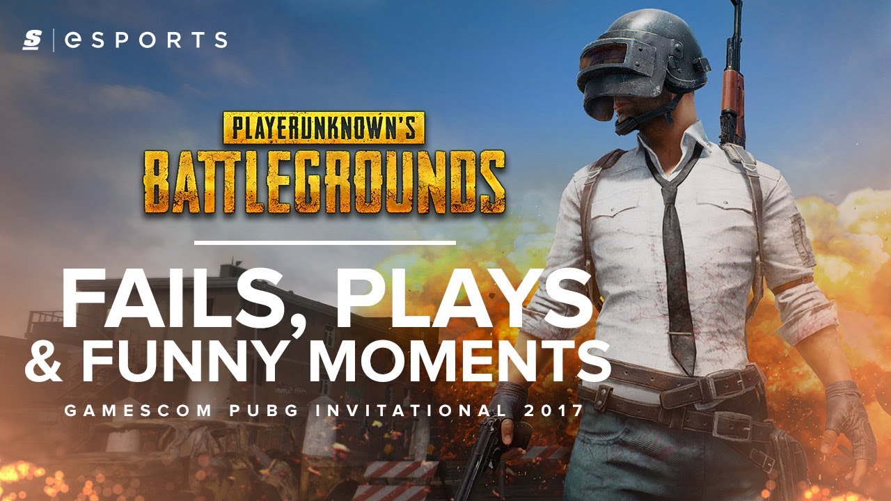 The Best Fails, Plays and Funny Moments from the PLAYERUNKNOWN's  BATTLEGROUNDS Invitational 2017 - YouTube