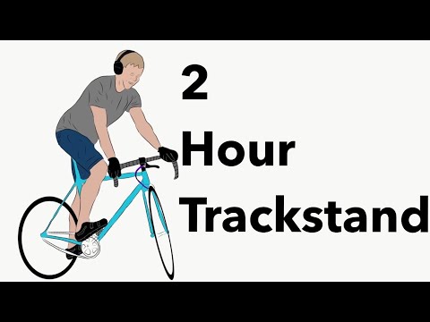 2 Hour Trackstand on Bicycle! - fixed gear, fixie