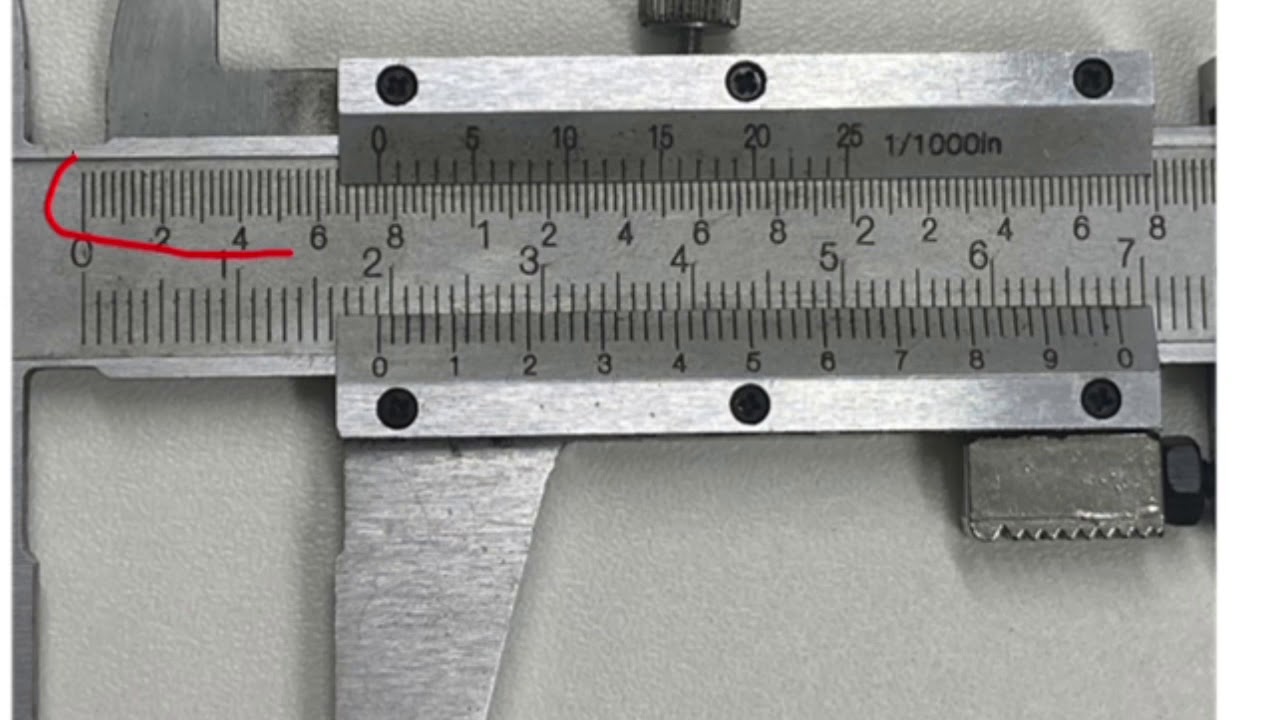 How to read a Vernier Caliper YouTube