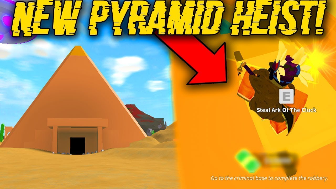 New Big Pyramid Heist Update Roblox Mad City Youtube - roblox mad city pyramid heist rage