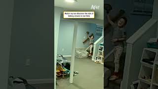 Watch my son discover the risk of talking smack in real time