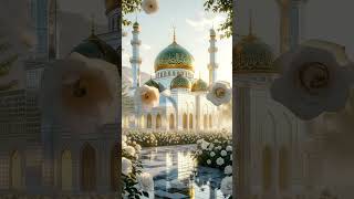 The Mirror of Noor Masjid ✨🌿 Heavenly Reflection 💛 | SubhanAllah #Shorts screenshot 5