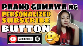 PAANO GUMAWA NG PERSOBALIZED SUBSCRIBE BUTTON GAMIT ANG KINEMASTER