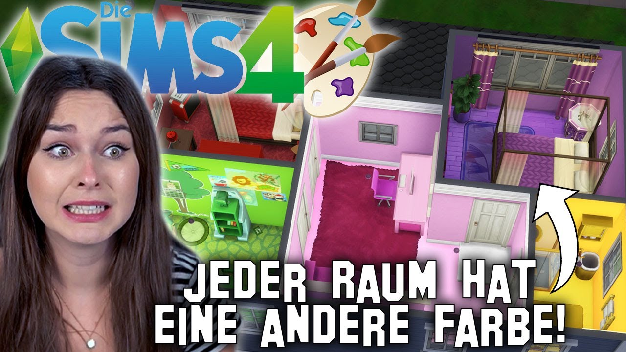 Ich baue in Sims 4, aber jeder Raum hat eine andere Farbe! 😳😩 | simfinity