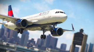 AMAZING Delta Airbus A320 Flight at Boston Airport Today