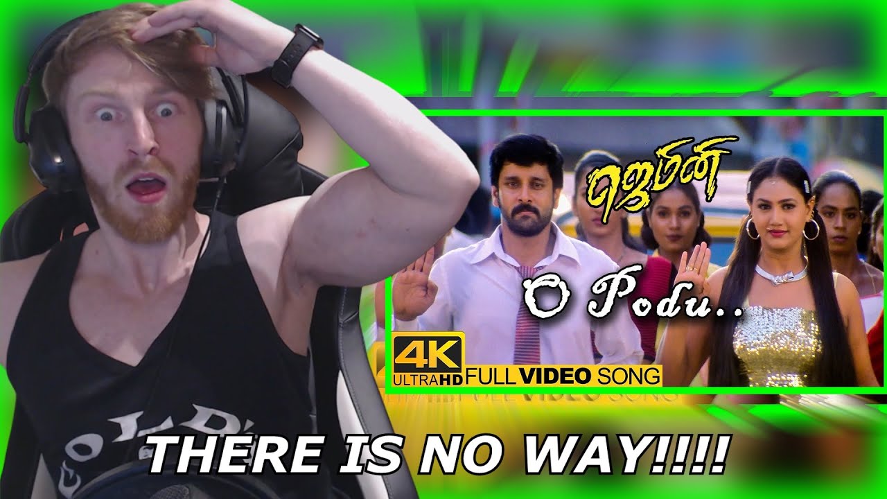 Gemini Movie 4K Songs | O Podu (Female) Song | Vikram • Reaction By ...