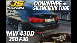 Downpipe Silencieux Tube Sur-Mesure Bmw 430D 258 F36 By Js Performance