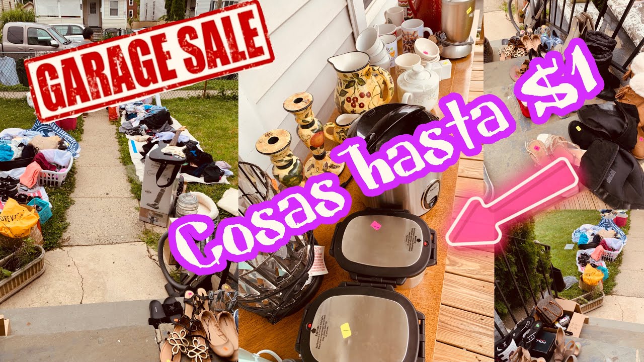 GARAGE SALE - VENTA DE COSAS USADAS EN USA\ ENCONTRAMOS HASTA TABLETAS
