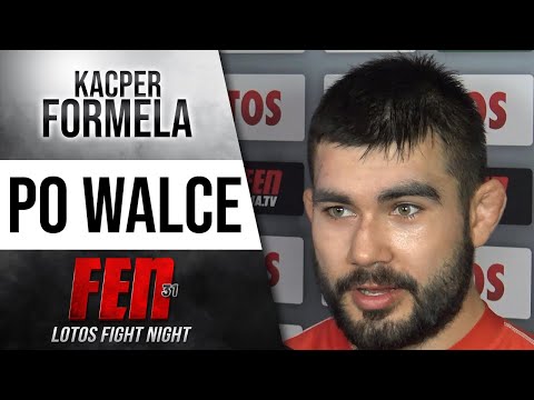 Kacper Formela o błędach w zwycięskiej walce na FEN 31: Tego kopnięcia nie powinno być