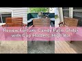 Review Fortune Candy Patio Glider with Cup Holders, High Roll Back and Deep Contoured Seat,Heavy Dut