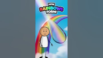 How Rainbows Form: The Magic Behind the Colors! 🌈 #fun #funfacts #kidseducation #teacher #learning