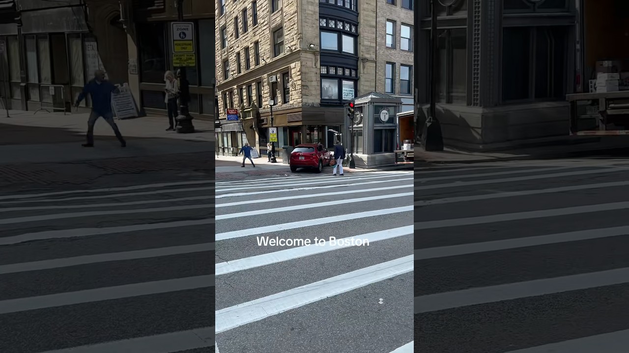 Crazy Driver In Boston 😂 