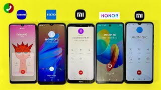 Incoming Outgoing Calls On Samsung A31, Tecno Pop 5, Xiaomi Note 8T, Honor X8, Xiaomi 9C