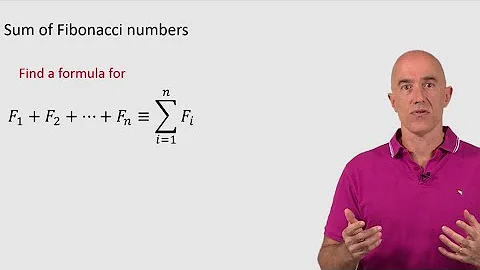 Sum of Fibonacci numbers | Lecture 9 | Fibonacci Numbers and the Golden Ratio