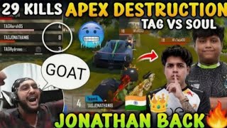 TAG Jonathan ने Solo 1v8 fight में पूरा squad खत्म कर दिया! 🔥Insane sprays, perfect aim और 💀🎯