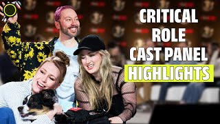 Critical Role Cast Panel | BEST MOMENTS | Travis Willingham, Taliesin Jaffe & MORE | *  spoilers