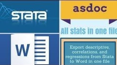 Easily Import Publication Quality Tables from STATA to Word | Bangla Tutorial