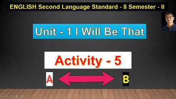 Std 8 English Sem 2 Unit 1 Activity 5