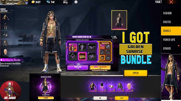 FREE FIRE NEW FANTASY HACKER STORE  FREE FIRE NEW EVENT  GOLDEN SUNRISE BUNDLE  FANTASY HACKER STORE