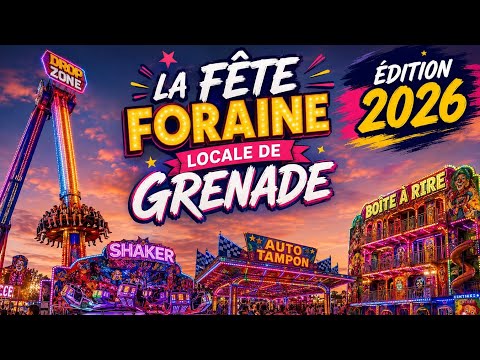 #feteforainedefrance #Fete #attractions #dropzone #grenade #ambiances #famille
