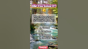 👀🧠 Can You Solve This Riddle Before Time Runs Out? 🧐⏳”#riddle #quiz #brainteaser #mindtrapshorts