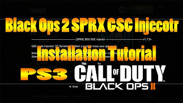 How To Install Black Ops 2 Advanced GSC Injector (SPRX +Downloads)