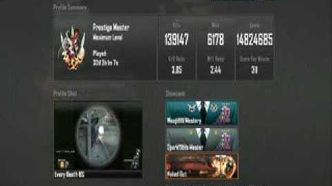 My Final BO2 Stats (Combat Record)