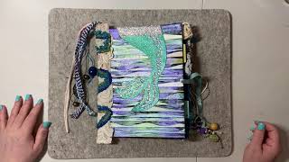 Will She Give Up Her Fin The Mermaid’s Story/ altered comp notebook/ chatty flip-thru