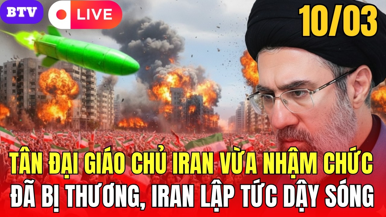 TRỰC TIẾP: Tân Đại giáo chủ Iran bị thương ngay khi vừa nhậm chức, người Iran ồ ạt hành động #tintuc