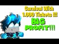 Growtopia  profit with carnival  using 1 k tickets 