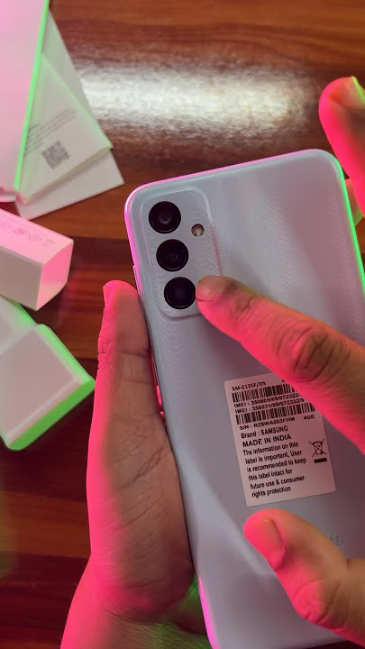 SAMSUNG GALAXY F13 UNBOXING