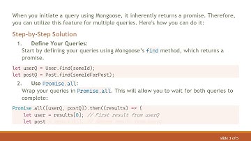 Understanding the Promise.all Equivalent in Mongoose Queries