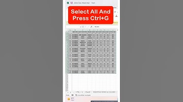 Remove Blank Rows In #Excel  #exceltutorial #shorts #ai #viral #short #technology #youtubeshorts