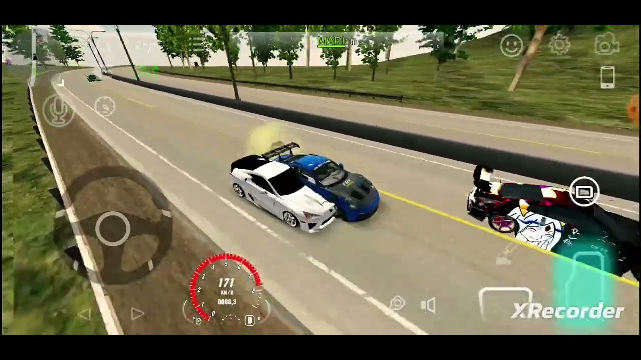 role de porch com amigos  carparking