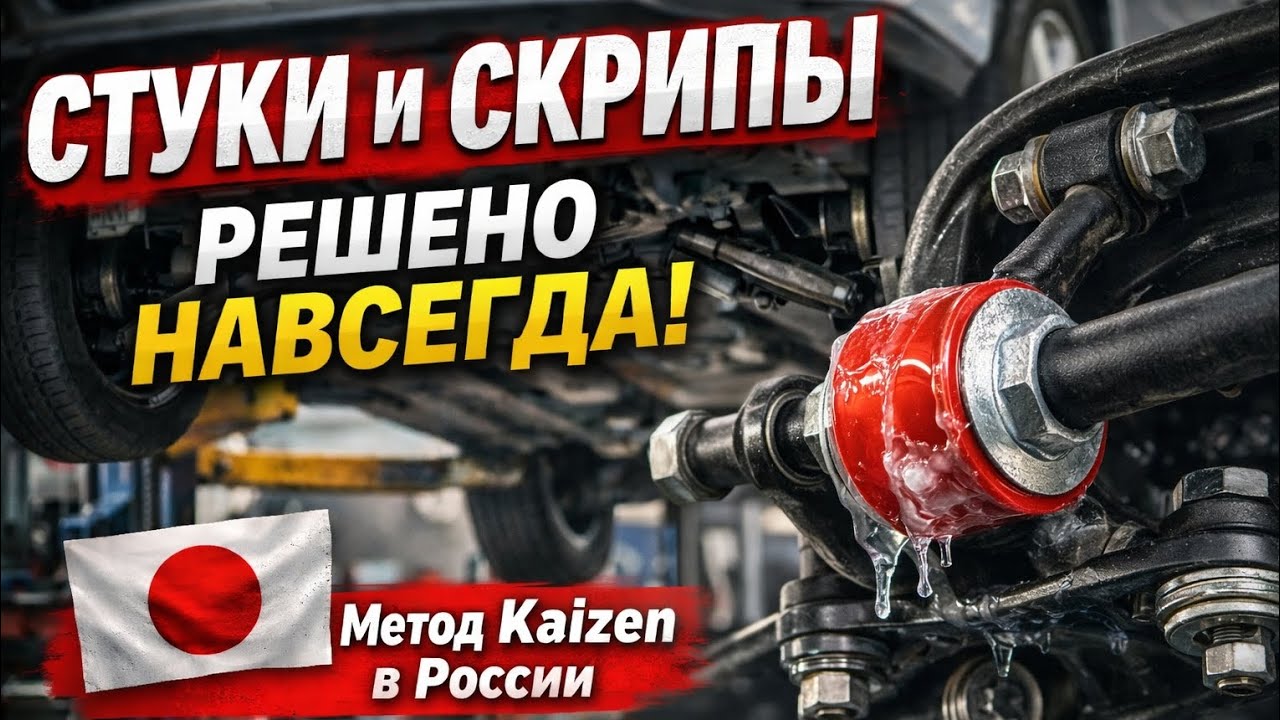 «Как навсегда избавиться от стуков и скрипов подвески: японский метод Kaizen в России»