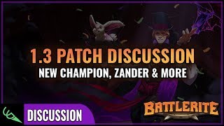 Zander (1.3) Patch Notes Discussion | Battlerite