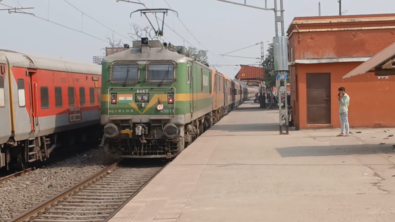 BGKT Wag9hc Pussing Pune - Danapur Amrit Bharat Express Special While Skipping Dumraon Station