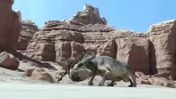 The “fighting dinosaurs” fossil