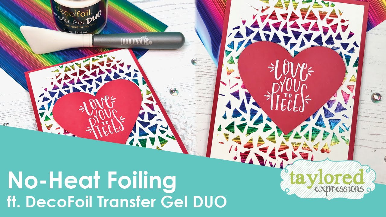 NoHeat Foiling ft. Transfer Gel DUO YouTube